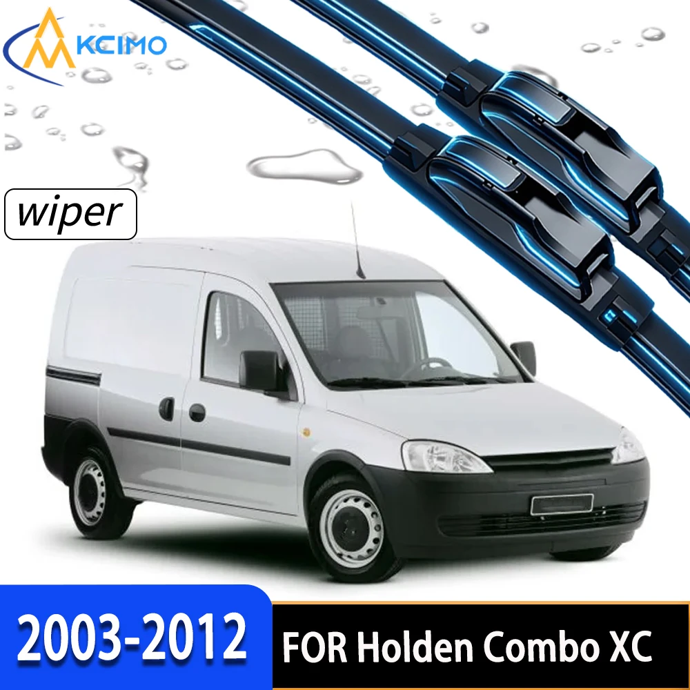 

Premium Front Windshield Wiper Blades with High-Durability Rubber, All-Weather Performance for Holden Combo XC 2003-2012