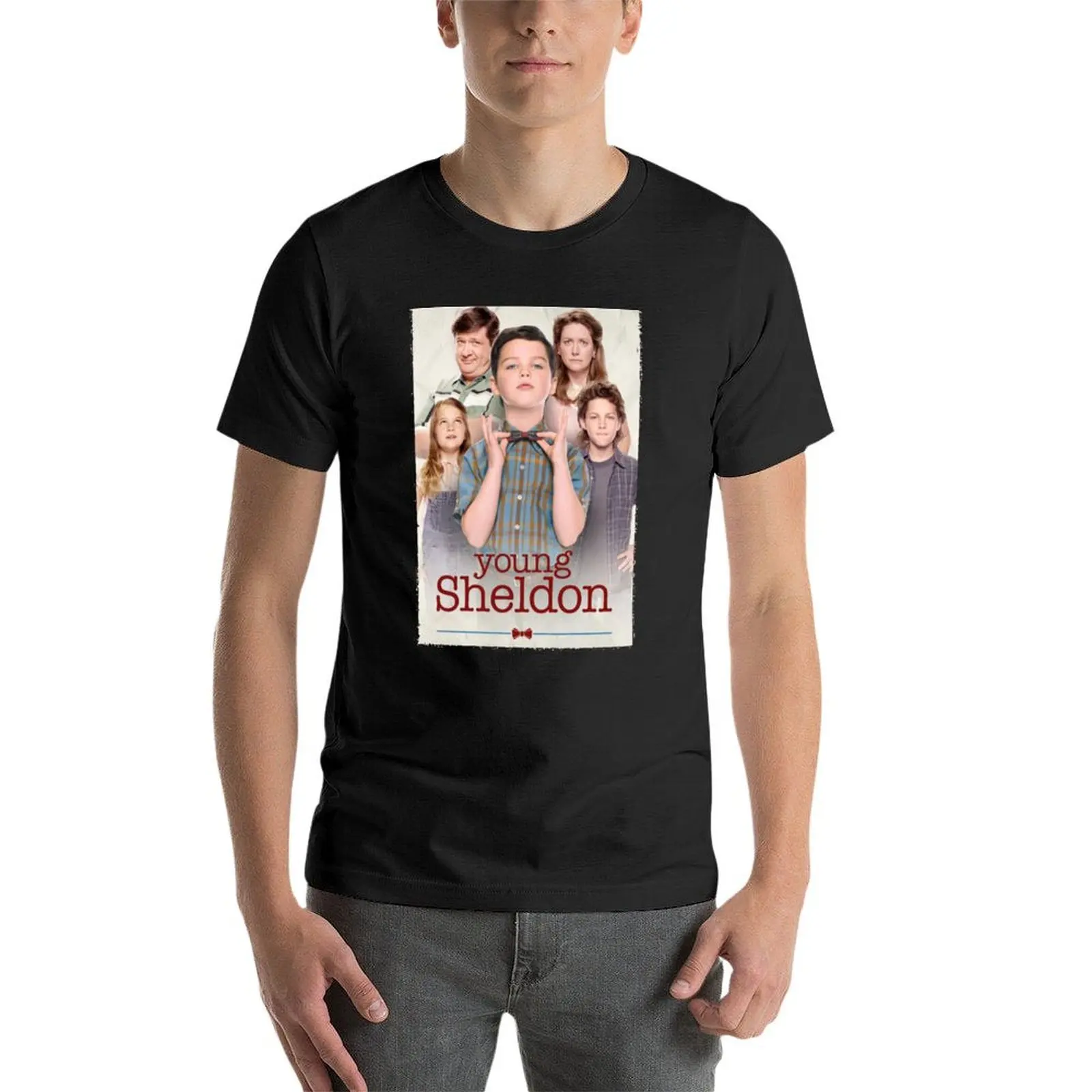 YOUNG SHELDON T-Shirt blanks plus sizes plain men t shirts