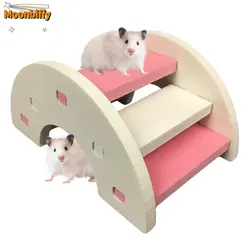 Hamster Ladder Rainbow Bridge Pet Toys Plastic Bridge Hanging toys Small Animals Cage Accessories Cute Pet Gifts Product