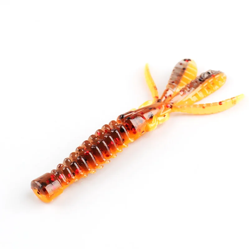 Fishing Lure Float Shrimp Soft Bait Drop-shot Ned Rig Worm Artificial Lures 6cm 7cm Add Salt Fish Attractant Lot 10 Pieces Sale