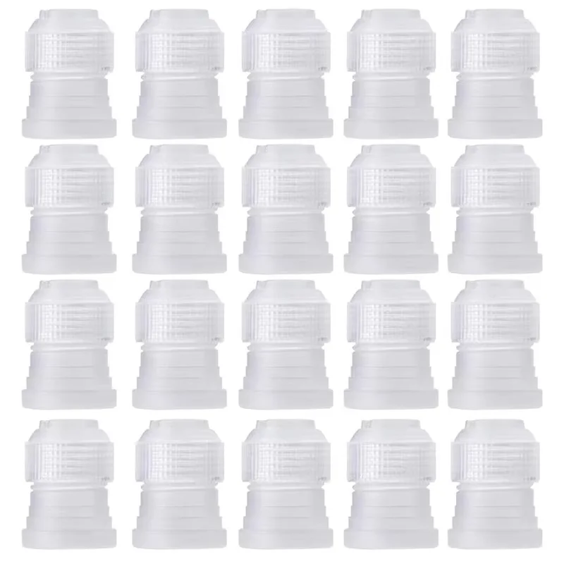 5-20pcs Coupler Adaptor Icing Piping Nozzle Bag Cake Flower Pastry Decoration Tool Small Size Adapter Nozzle