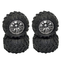 4 Pcs Wheel Tire Tyre 45-ZJ03 for XLH Xinlehong 9145 Hosim 9145 1/20 Truck RC Car Spare Parts Accessories