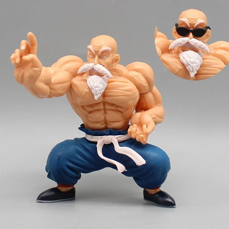 Anime Kame Sennin Master Roshi Action Figures Dragon Ball Z Figurine Model 10cm PVC Collection Toys Desktop Decoration Gifts