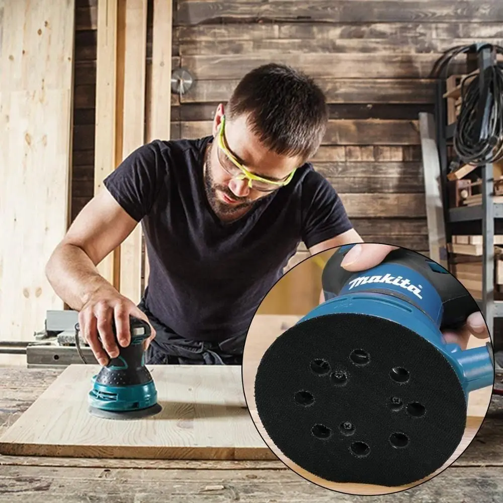 

Grinding Disc Sander Pad Lapping Plate For Sanding Machine Sanding Pad 5 inch 8 Hole Polishing Pad Sanding Discs