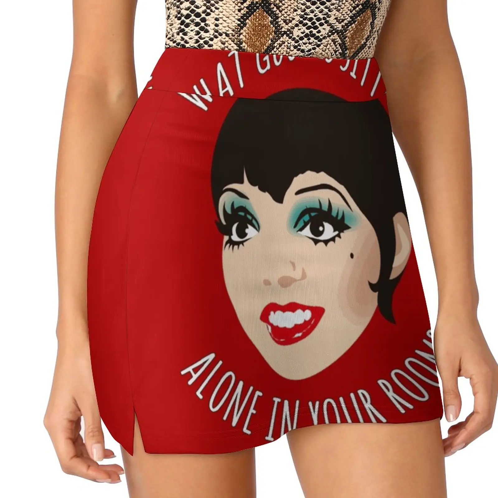 Fräulein Sally Bowless Vrouwen Rok Met Verbergen Pocket Tennis Rok Golf Rokken Badminton Rokken Running Rokken Liza Minnelli