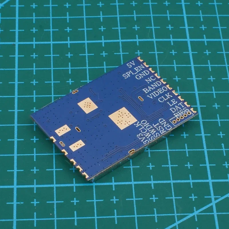 1PCS RX8200 6G-8.2GHz VRX FPV Video Receiver Module with SPI 1.2~0.6V RSSI Output Dip Switch Support 16 Frequency Points