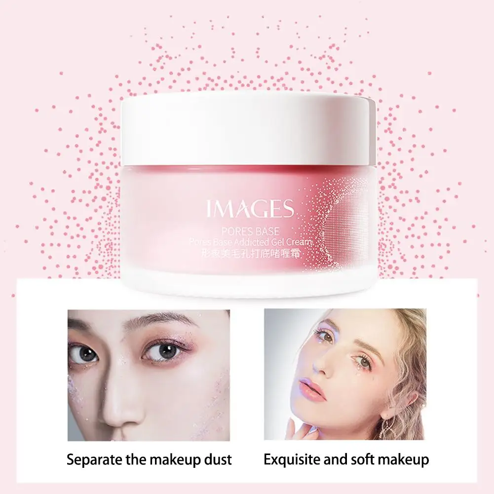 Crema de Gel para poros invisibles, Base de poros, maquillaje de imprimación facial, ilumina la piel, líquido mate, Base delicada, corrector de 30g, G3D6