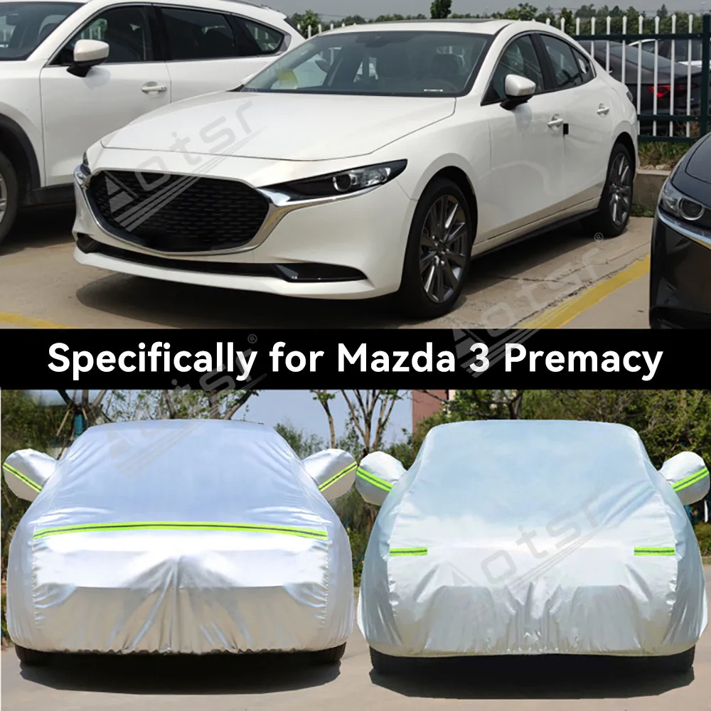 

For Mazda 3 Axela (Sedan & Hatchback) Car Cover, All-Weather Sun Protection Thickened Fabric Heat Insulation Auto Cover