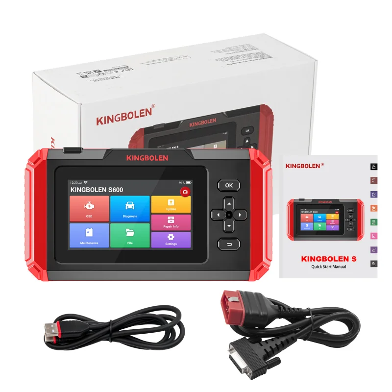 Hot Selling Kingbolen S600 Four System Car OBD2 Scan Tool with 8 Resets Vehicle Diagnostic Tools