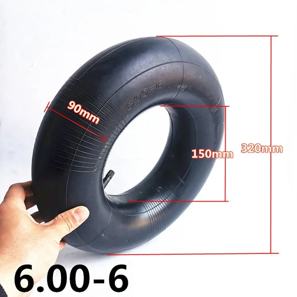 High Quality 15x6.00-6 15*6-6 Thickened Inner Tube For ATV Karting Lawn Mower Golf Cart Tire Accessories Straight/Curved Valve