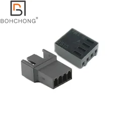 10 Sets / lot Computer 2540 2510 Fan 4Pin 3+1Pin PWM Male Female Connector Housing with Terminal Pins