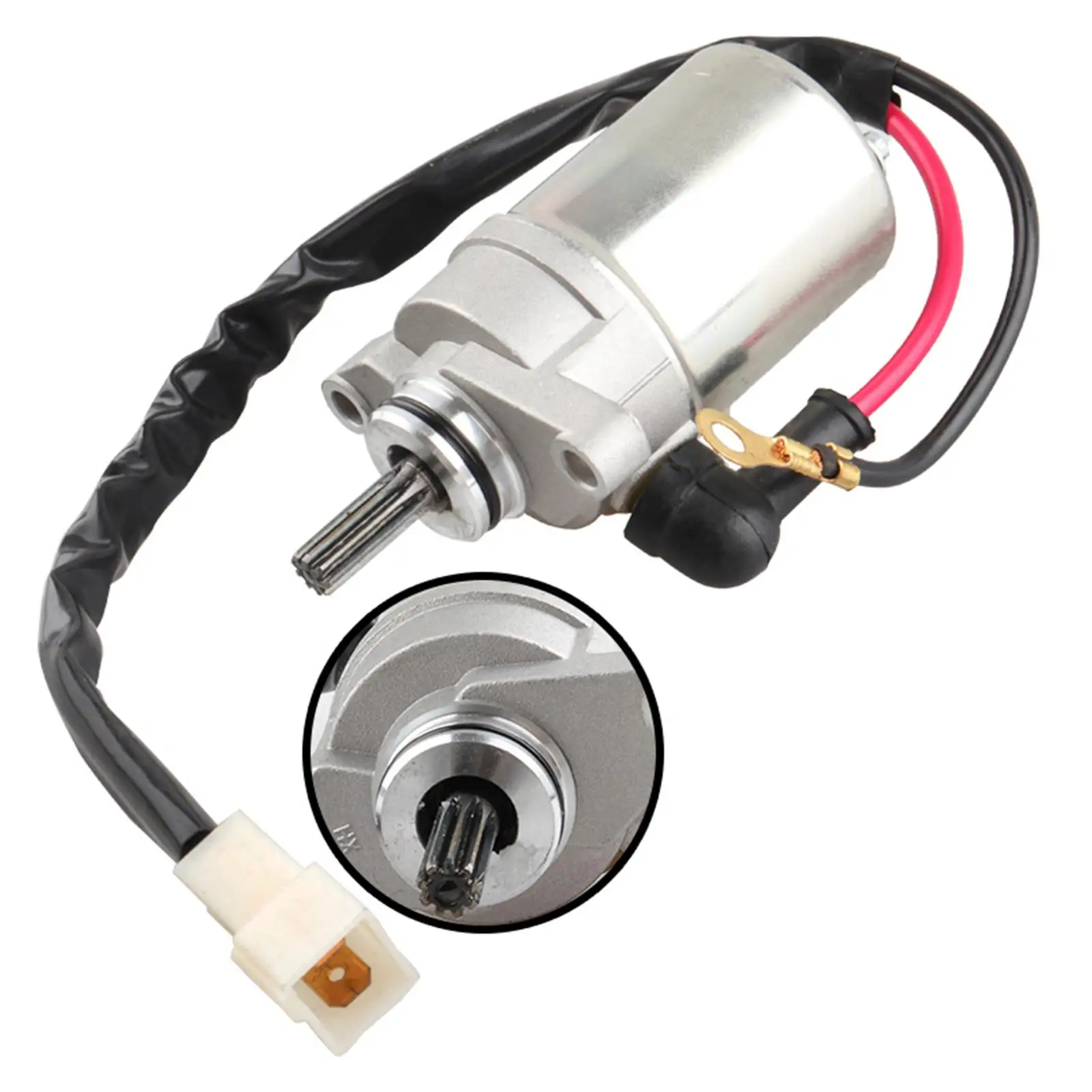 Starter Motor Motor Parts Replaces Easy Installation Engine Starter for Yamaha Yw100 Bws100 4VP 3VR Bewiz B Wiz 100 100cc