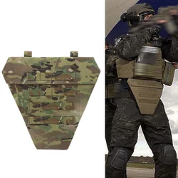 Tactical Vest Crotch Protection Bag Hunting Airsoft Vest Lower Abdomen Platform Pouch Molle LAP Panel Storage Bag