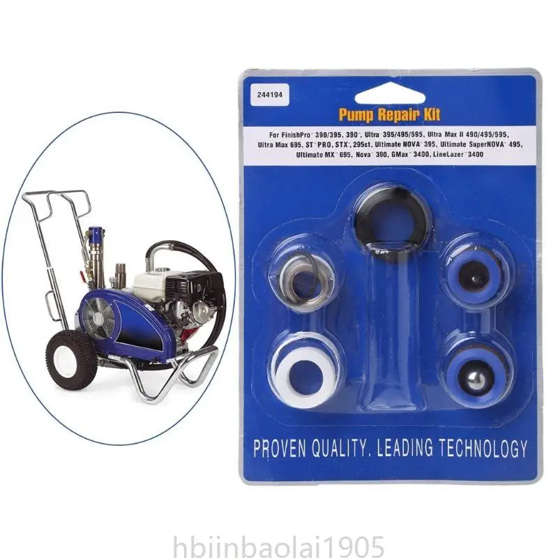 E74E Repair Packing 244194 Fit For Sprayer 390 395 490 495 595 Spay Tool