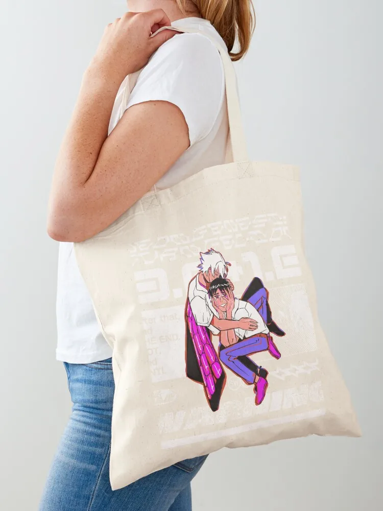 NGE - SMILEBOY COLLAB Tote Bag tote bag woman shopper bags tote bag men's Women's shopper