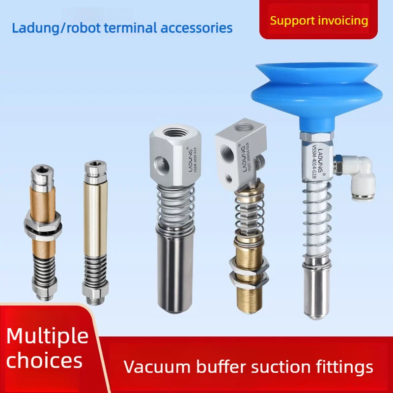

LADUNG European Heavy Duty Sucker Holder Robot Air Gripper VFM Pneumatic Suction Cup Connector VSSM-2020-G14/18 Mechanical Parts