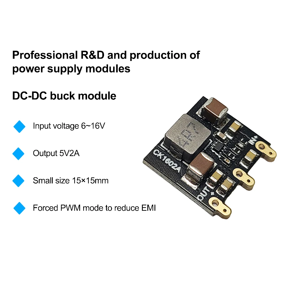 Mini DC-DC 15V 12V 9V 7.4V to 5V 4A Step-down Buck Power Converter Charging Voltage Regulator Module