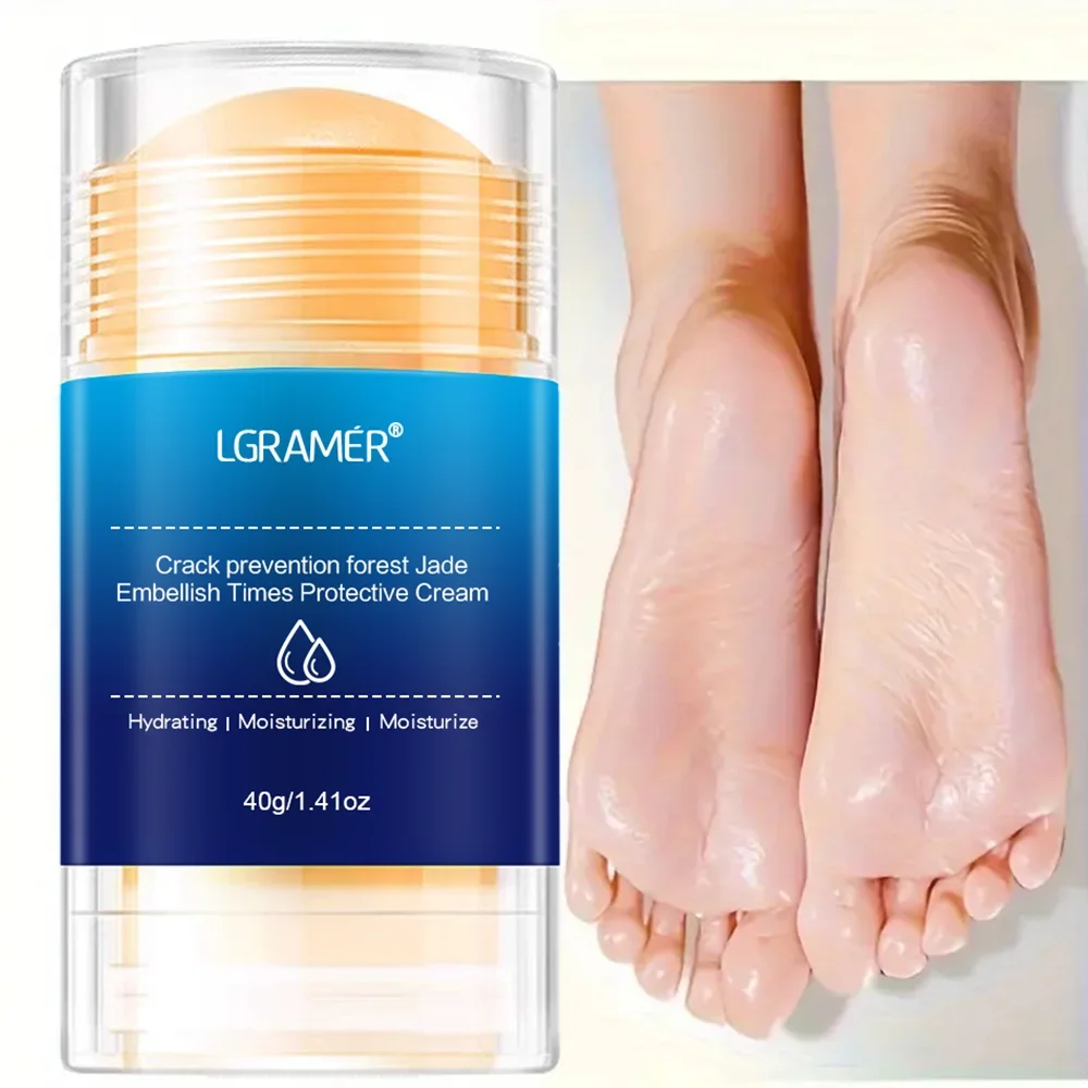 LGRAMER Foot Cream Nourishes and Exfoliates The Skin, Deeply Moisturizes and Softens The Foot Skin Feet Care  Foot Care