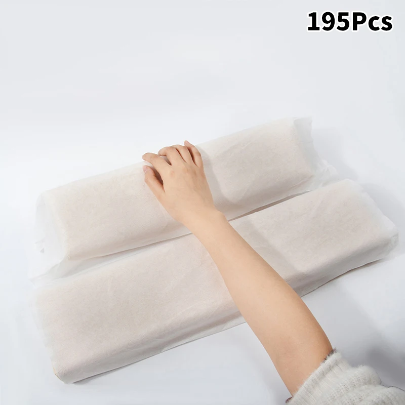 195pcs Disposable Pillow Towel Non-Woven Eyelash Extension Tool Anti-Oil Anti-Bacteria Beauty Makeup Lashes Accessories