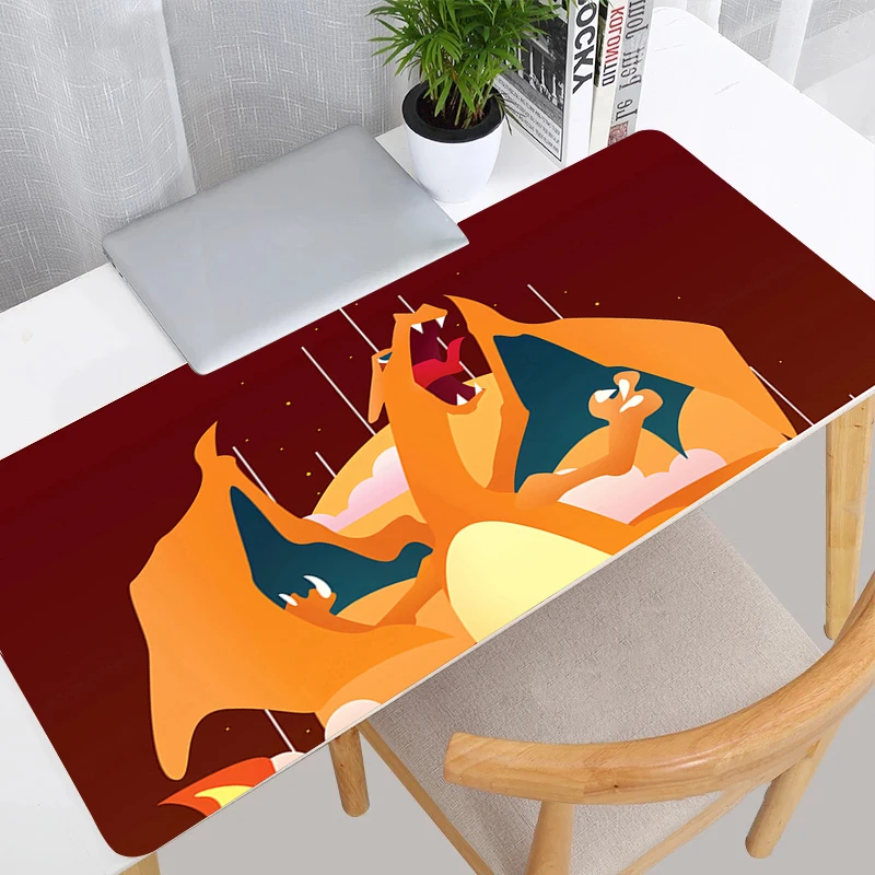 Mouse Pad Anime Gaming Accessories Pokemon Pikachu Varmilo Keyboard Desk Mat Gabinete Gamer Carpet Mousepad Mouse Mats