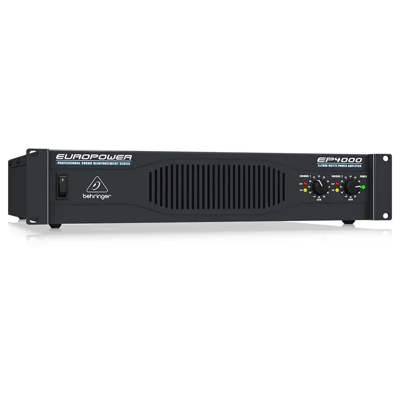 Behringers EP4000 Professional 4000 Watt Stereo Class Ab Power Amplifier Stage Amplifier