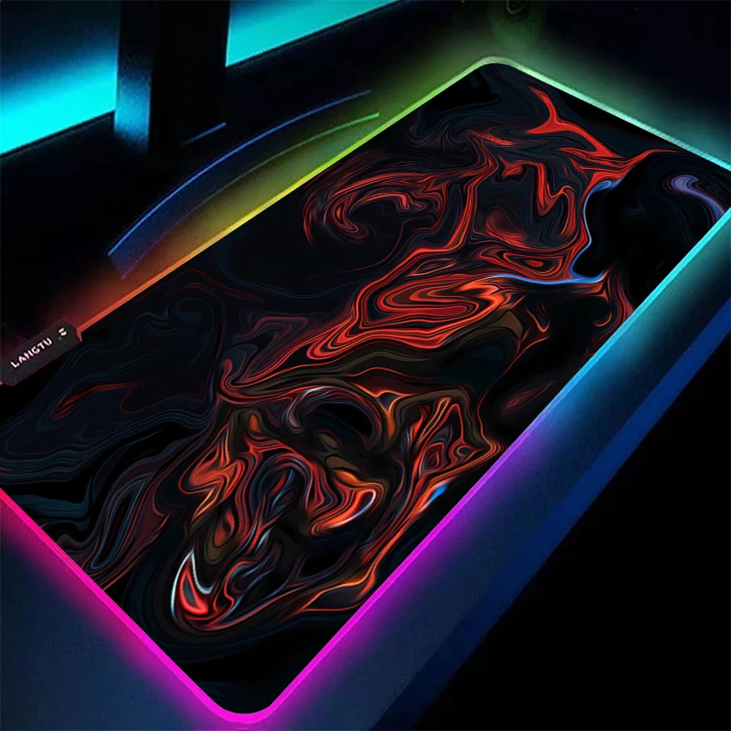 Alfombrilla de ratón, accesorios para juegos de Anime, alfombrilla para teclado Varmilo, alfombrilla de escritorio RGB, alfombrilla para jugador, alfombrilla para ratón líquida Strata, alfombrilla para ratón LED