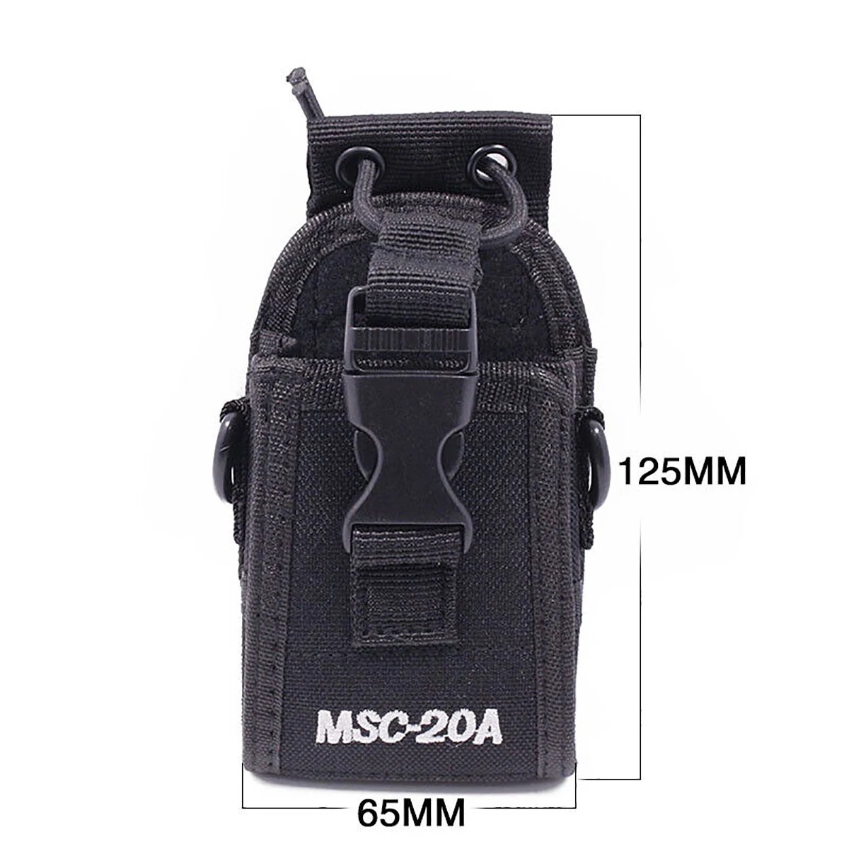 Walkie Talkie Tactical Bag Baofeng UV-5R Nylon Radio Case Outdoor Pouch Pocket For Quansheng UV-K5 UV-K6 Two Way Ra