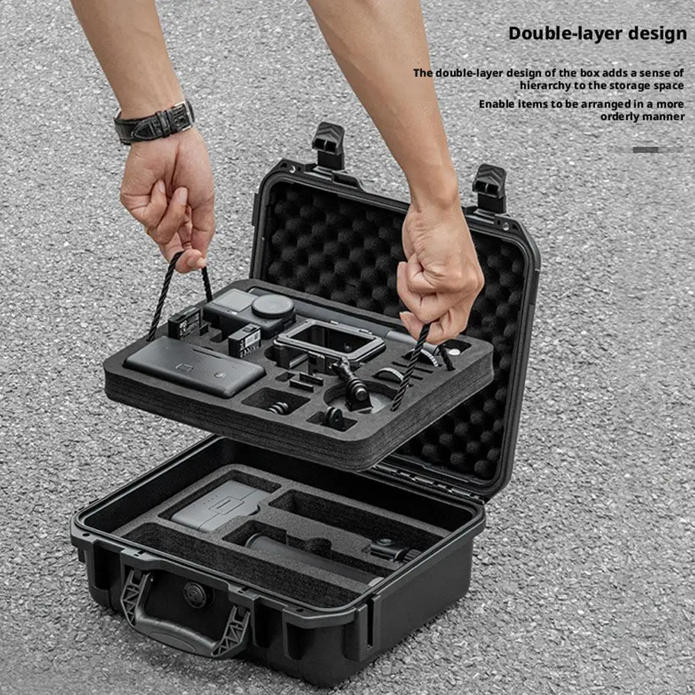 Hard Case For DJI Action 6 Waterproof Explosion-proof Box Camera Accessories Portable Carrying Storage Protective Suitcase
