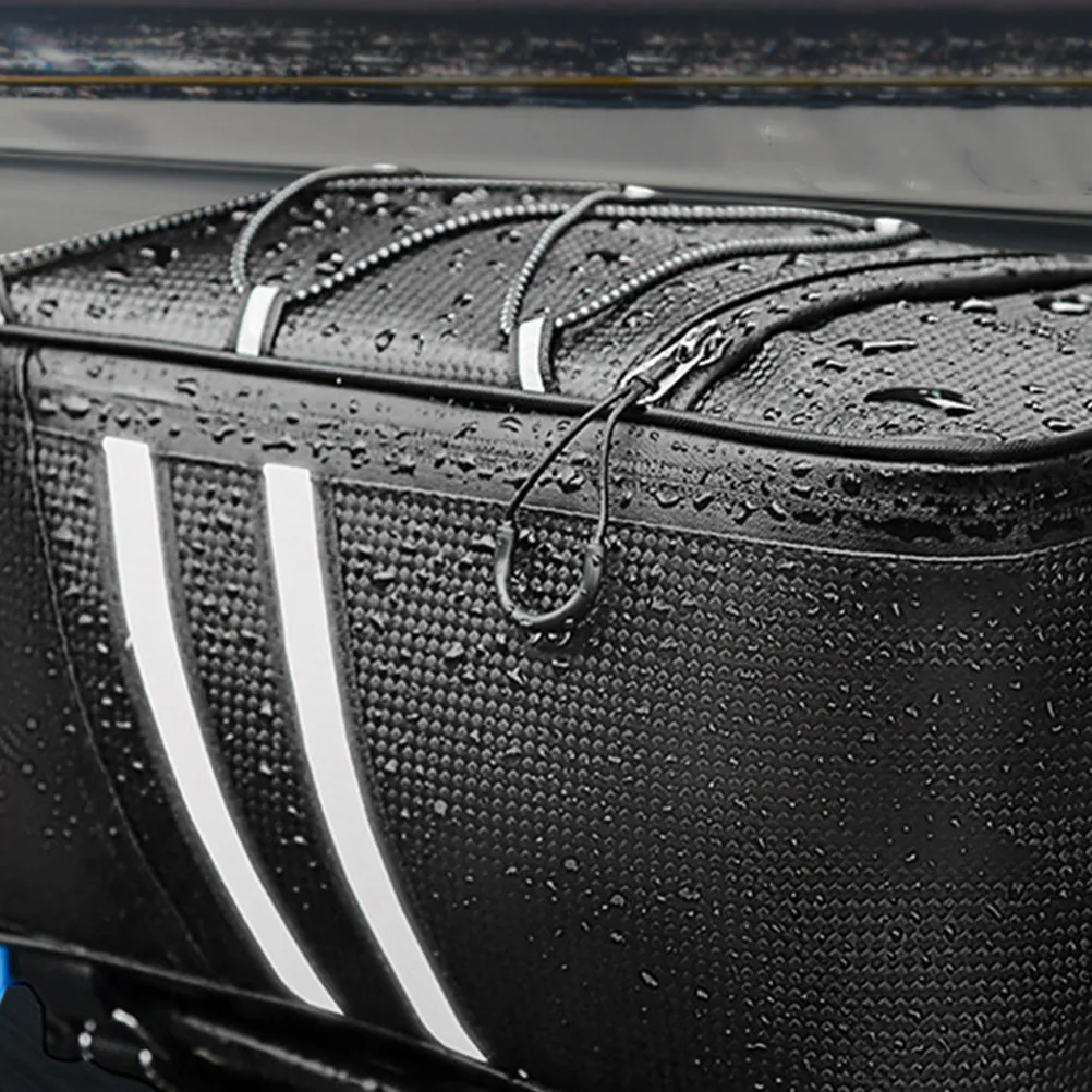 

Rear Seat Bag Durable Bicycle Bag Easy Install Remove Bike Accessories Storage Luggage Mountain Bike Pouch Cycling Supplies