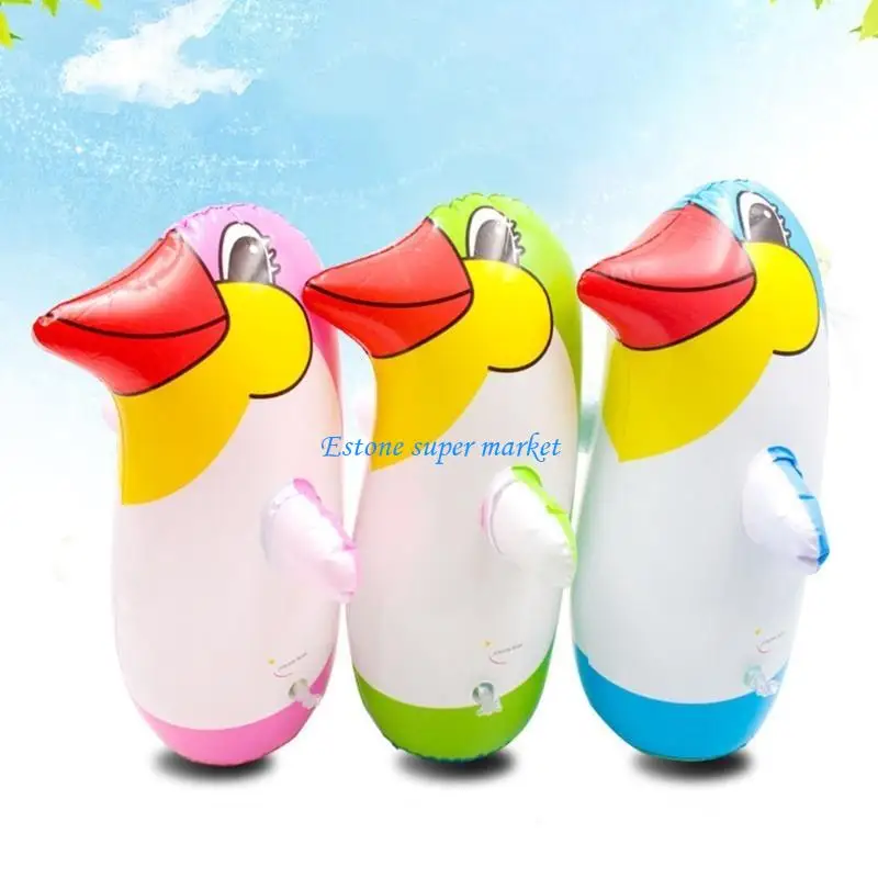 090B Penguin Cartoon Children Inflatable Animal Balloon Educational Toy for Outdoor