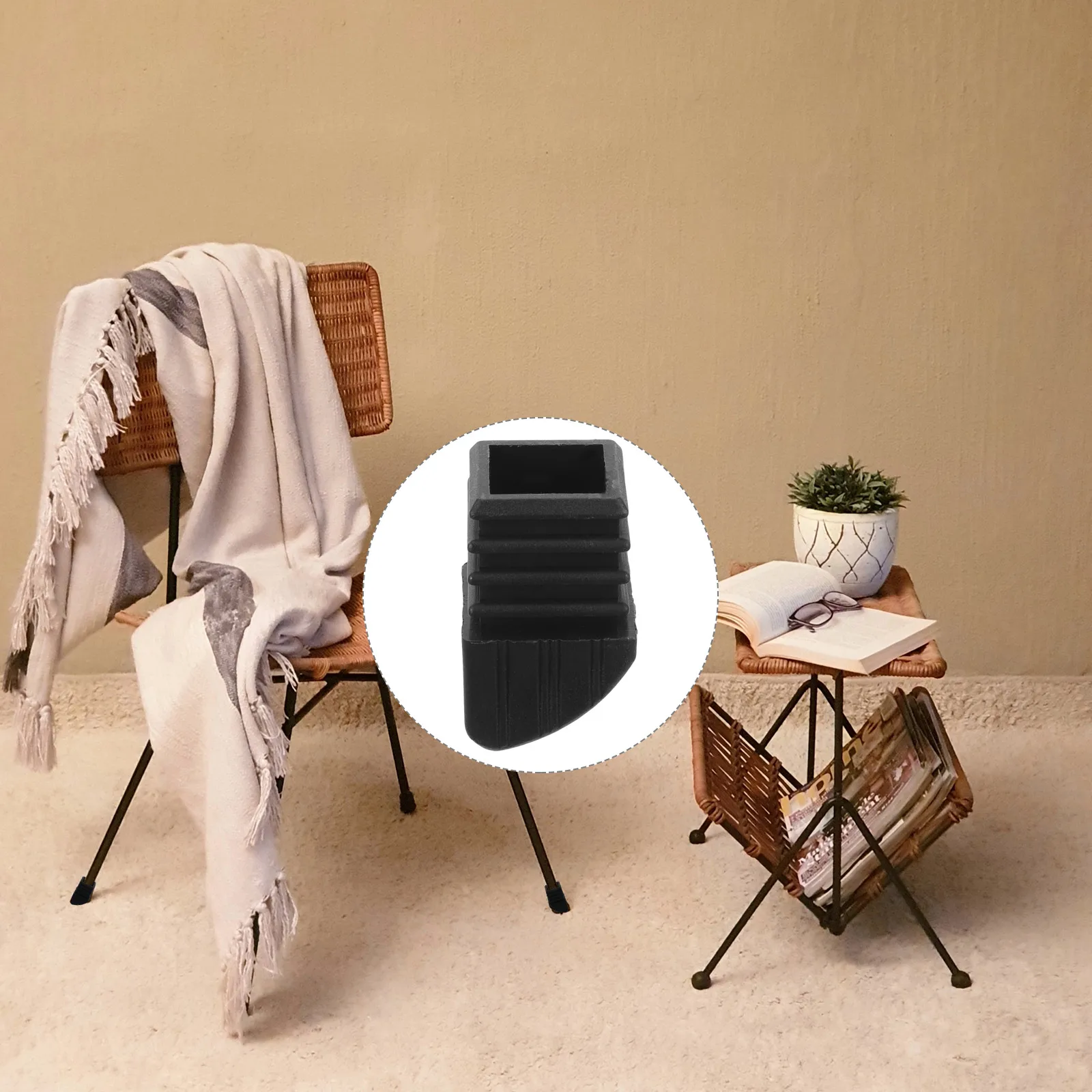 

10 Pcs Chair Leg Caps Furniture Feet Covers Table Floor Protectors Egg Roll Desk Aluminum Alloy Camping Foldable Plastic Parts