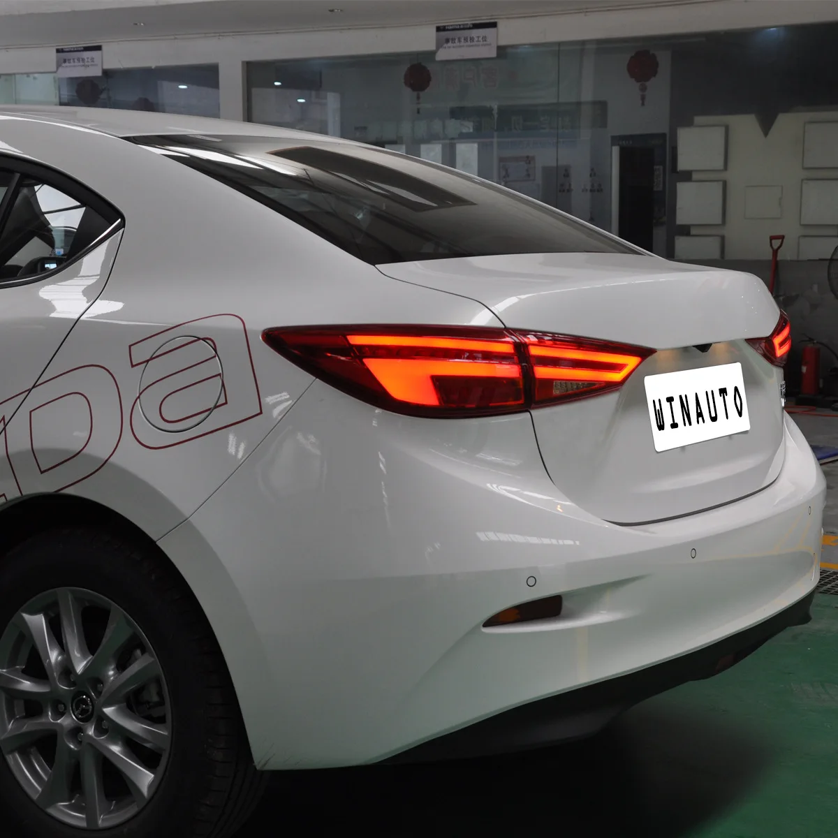 

Juncar is suitable for 14-19 Mazda 3 Onxella 3 car red face model, tail lights, modified brake lights, turn signals