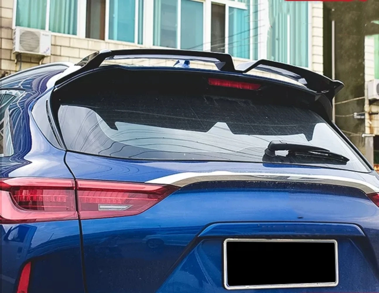 For QX50 2018 2019 convert tail wing rear spoiler auto accessories 5