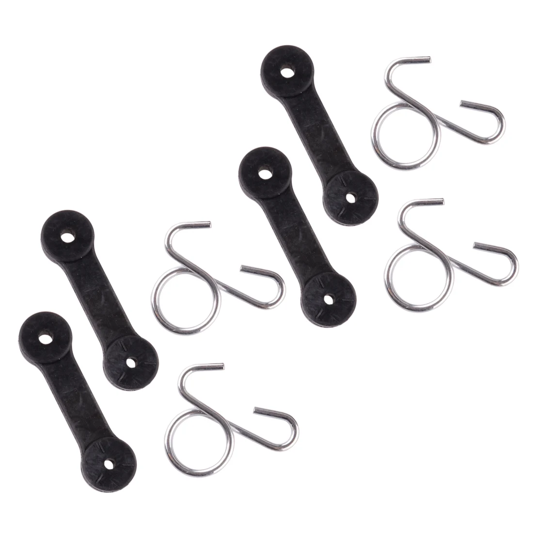 160793 532160793 42-555 4 Sets Lawn Mower Bagger Chute Latch Hook Accessories Fit for Husqvarna Poulan Craftsman PO12597RB PB301