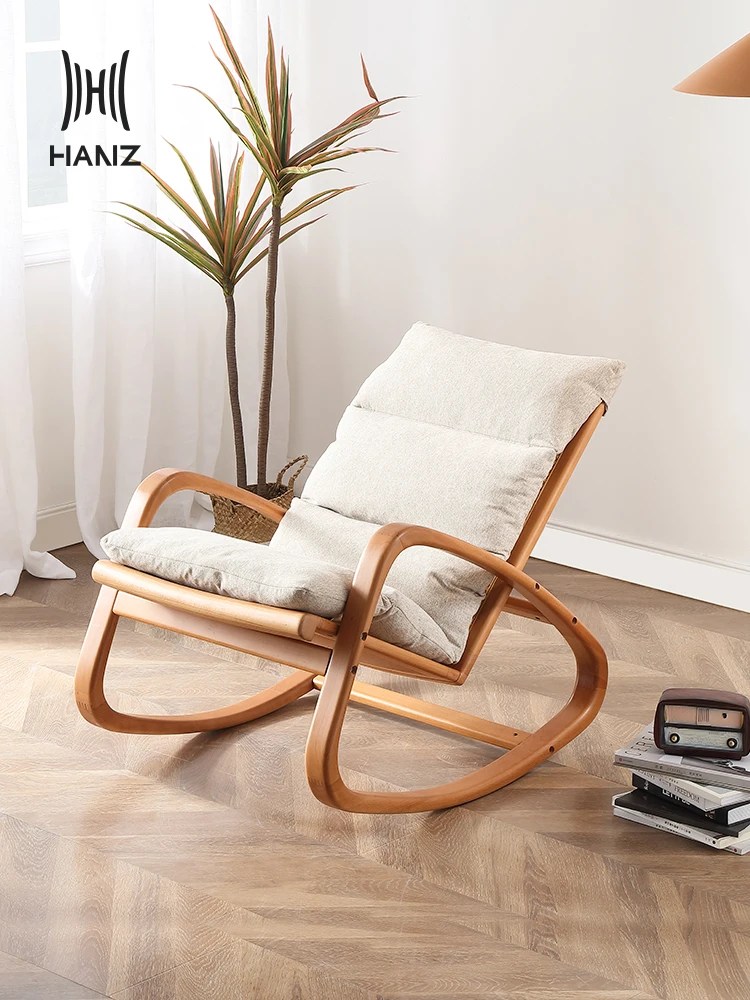 

TT Hanzhe Recliner Rattan Chair Rattan Sofa Balcony Home Leisure Snap Chair Lazy Rocking Chair