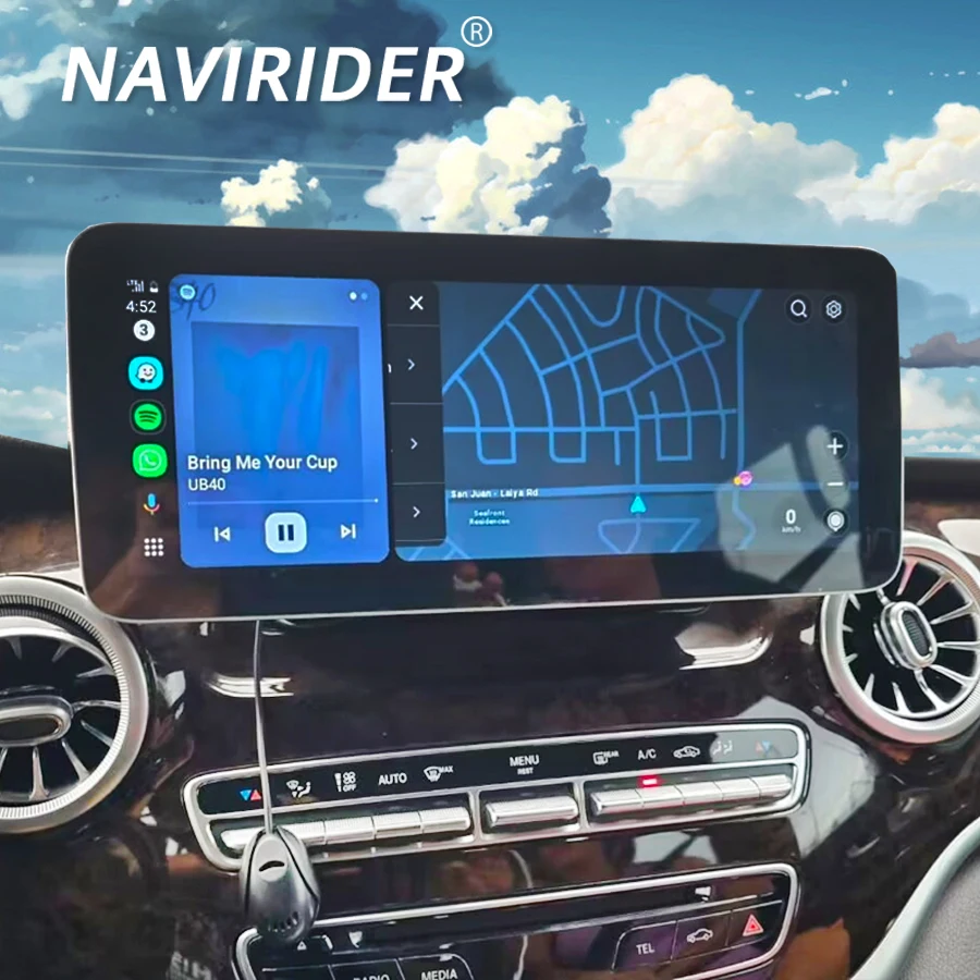 Ekran Android Snapdragon 6785 dla Mercedes Benz V-Class W447 V260 V250 V220 Stereo GPS Carplay Audio Radio samochodowe Odtwarzacz multimedialny