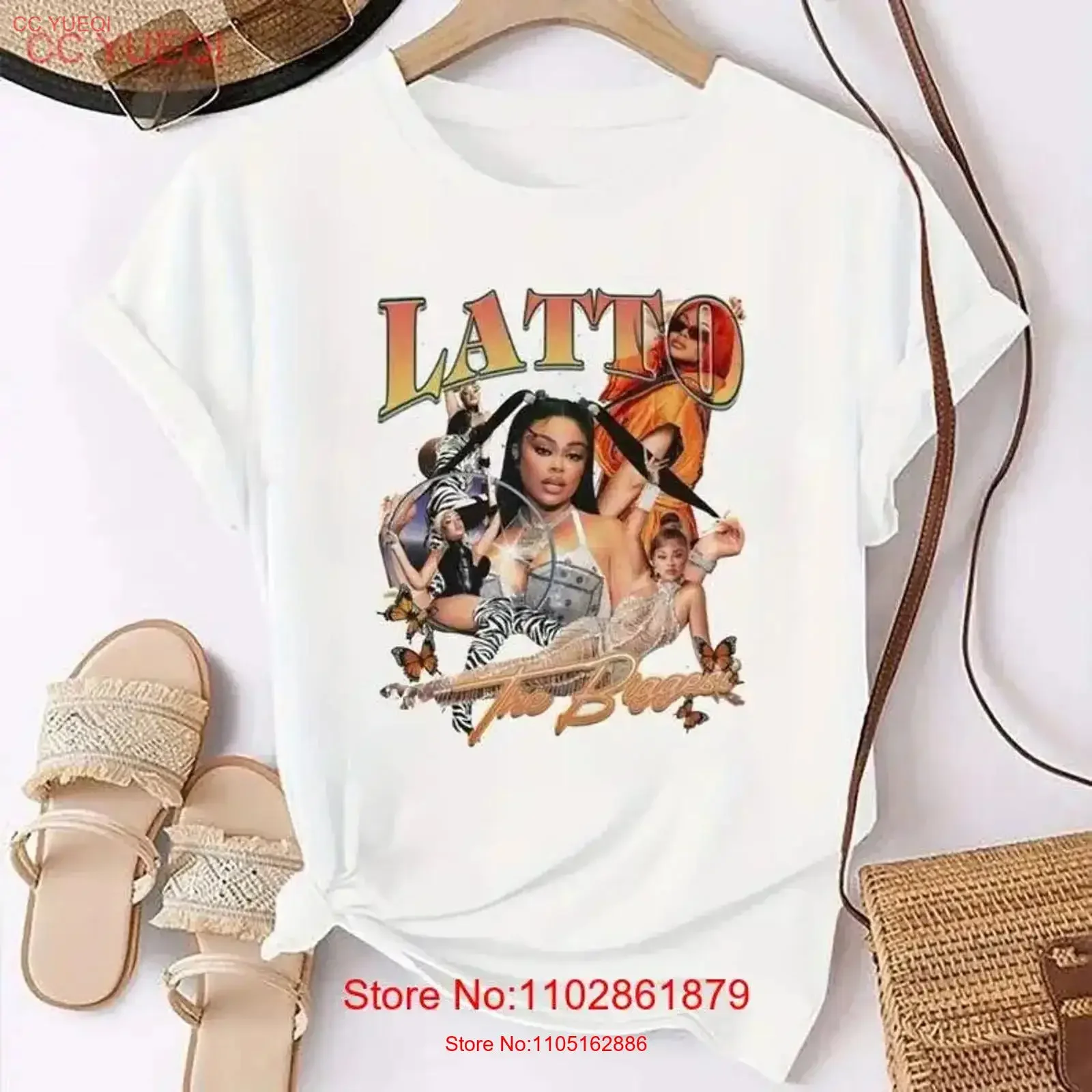 لاتو مغني الراب تي شيرت لمحبي N0110_20 خمر غسلها الأعلى لارتداء اليومي مصمم الأزياء الملابس تنوعا للجنسين أوم