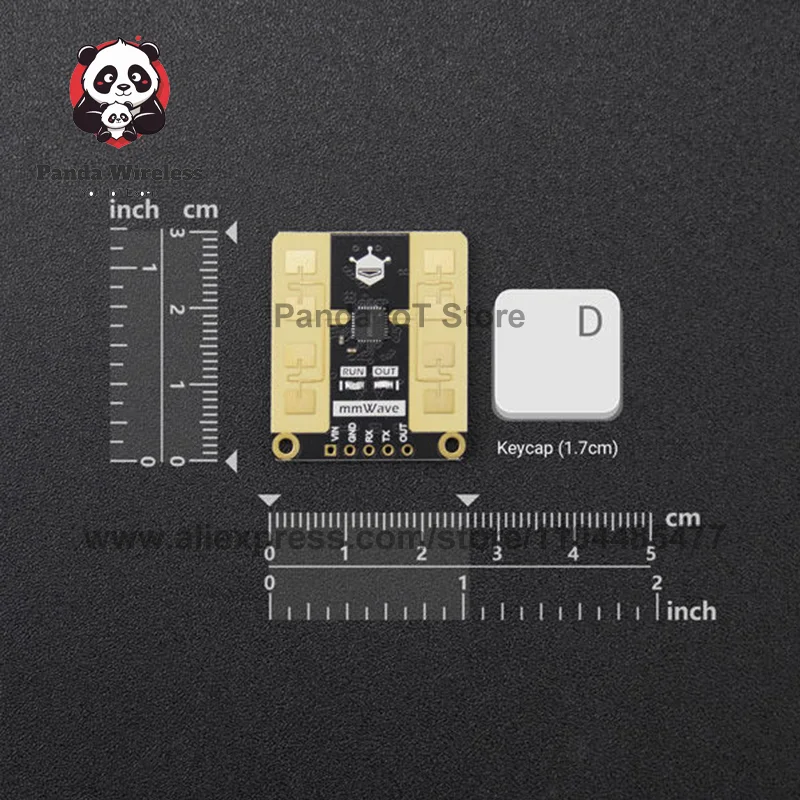 1PCS C4001 24GHz Human Presence Detection Velocity Sensor mmWave for Real-time Monitoring Tracking Arduino ESP Home 25 Meters