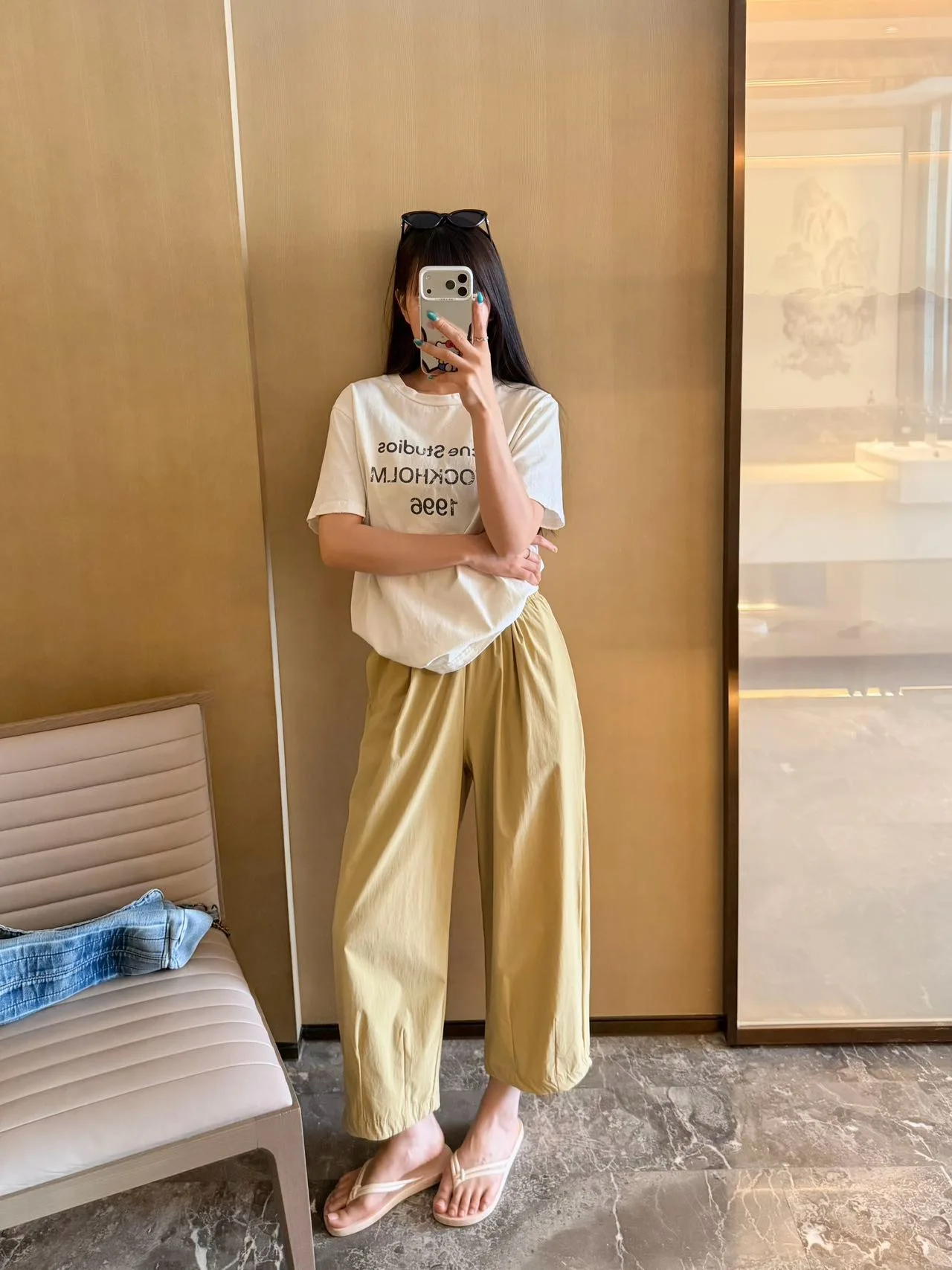 

Slimming Nine-Piece Balloon Pants Quick Dry Versatile Casual Pants for Women Summer 2026 Natural Waist Other Fabric Ladies