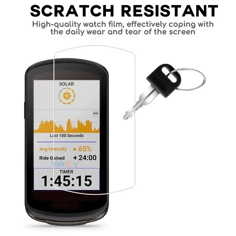 100 قطعة حامي الشاشة ل Garmin Edge 1040 840 540 830 530 820 520 130 1030 GPS دراجة الزجاج المقسى طبقة رقيقة واقية