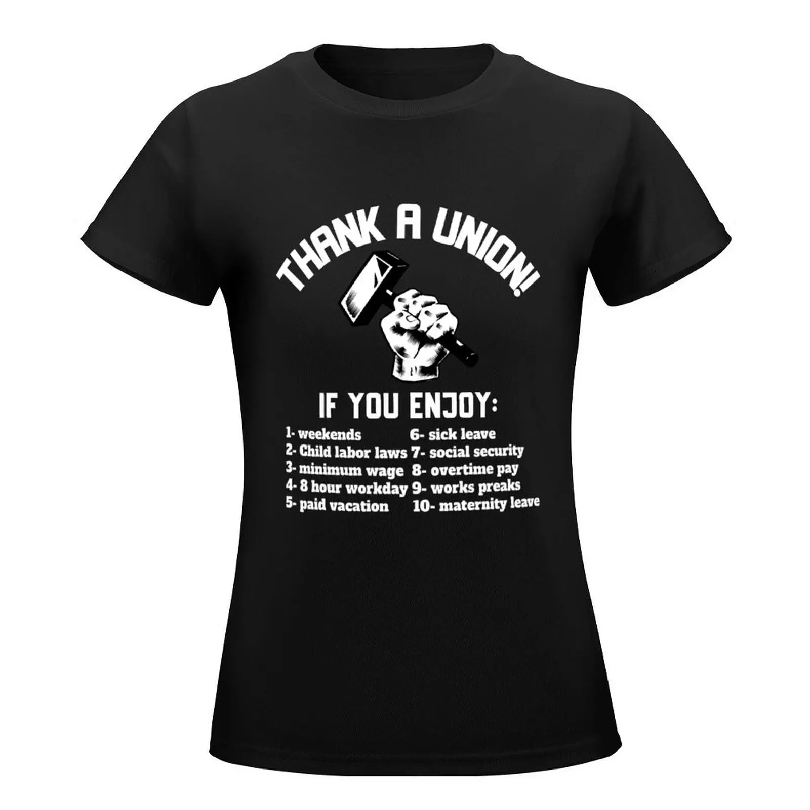 hank A Union - Labor Union, Union Strong, Pro Worker, Industrial Workers of the World T-Shirt funny summer top Women t-shirts