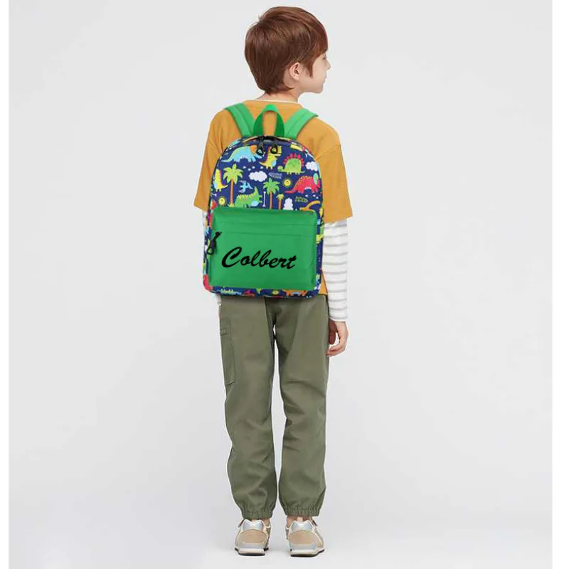 Zaino personalizzato per bambini Space Astronaut Kindergarten prescolare zaino prescolare Multi scomparto carino, personalizza il tuo nome