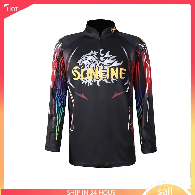 ملابس صيد جديدة لربيع وصيف 2025 خفيفة الوزن ورقيقة بأكمام طويلة قمصان صيد واقية من الشمس مقاس كبير 5XL #1