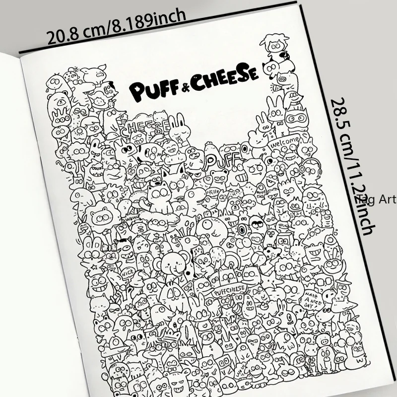A Stress Relieving Adult Sketchbook That Focuses On Hand Drawn Coloring, Fine Line Drawing Coloring, Halloween/Christmas Gifts