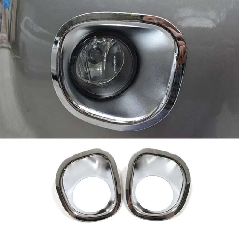 

ABS Chrome Front Fog Light Lamp Molding Garnish Bezel Protector Trim Cover For Nissan X-Trail T31 2008-2010 2011 Accessories