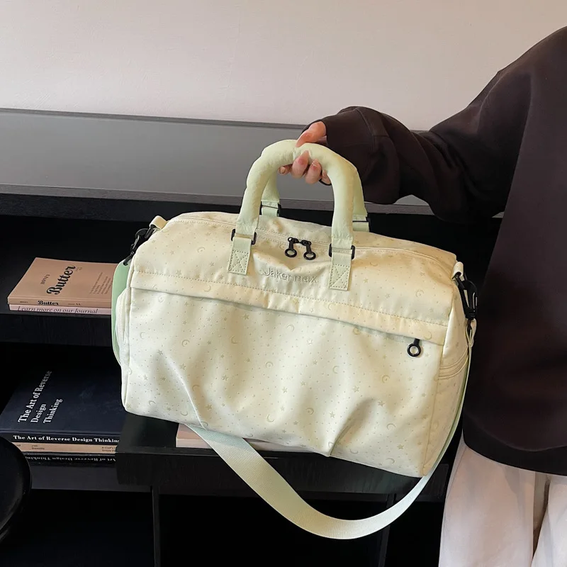 lightweight-crossbody-fitness-bag-for-women-short-trip-travel-bag-separate-wet-and-dry-small-bag-oxford-cloth-fashion-trend