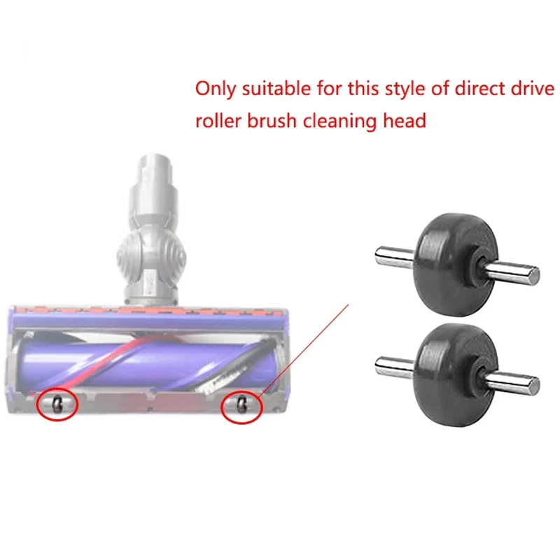 Widened Rollers and Axles Wheels Only For Direct Drive Head Dyson V6 V7 V8 V10 V11 V15 DC58 DC62 DC Series Vacuum Cleaner Part