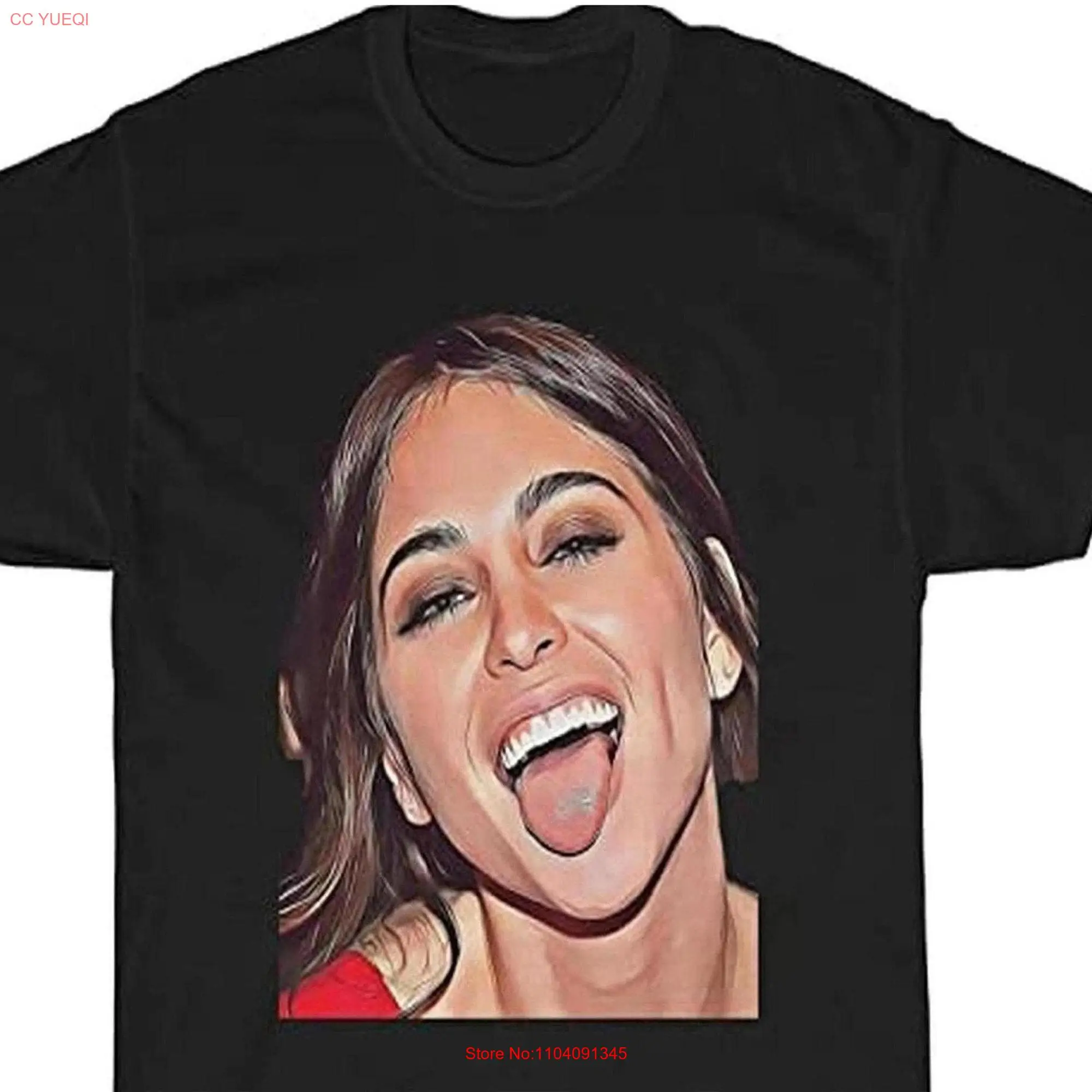 Riley Reid Cartoon T Shirt TenTenHugs long or short sleeves