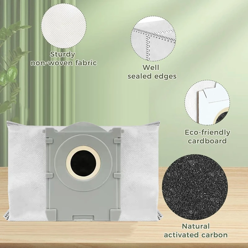 20 Stück Staubbeutel für ECOVACS DEEBOT T50 X8 PRO Roboter-Staubsauger-Zubehör für ECOVACS DEEBOT T50