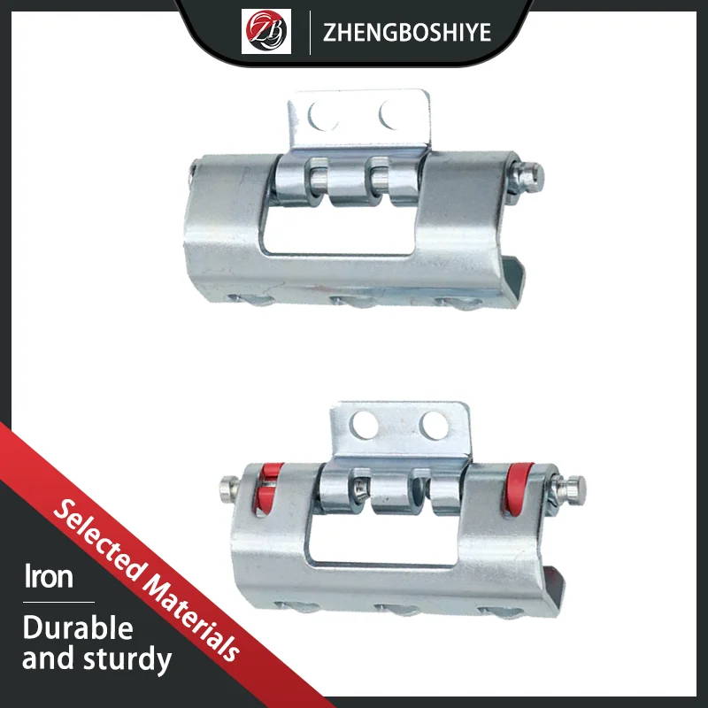 

(6pcs) Iron Galvanized Detachable Hinge Industrial Control Cabinet Distribution Box Bending Switch Cabinet Door Iron Cabinet